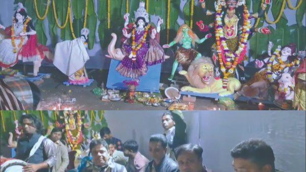 সিরাজদিখান সন্তোষপাড়ায় ভক্তিময় পরিবেশে কালী পূজা ও হরি পূজা অনুষ্ঠিত