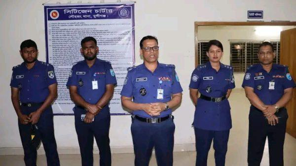 লৌহজং থানা বার্ষিক পরিদর্শন করলেন পুলিশ সুপার